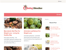 Tablet Screenshot of dietingdirection.com